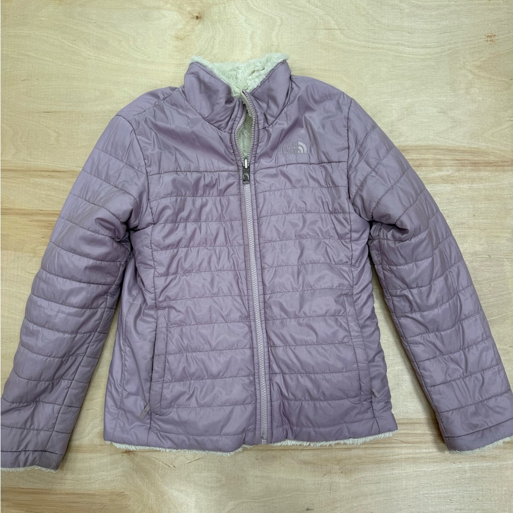 The North Face Reversible Lavender Quilted Jacket